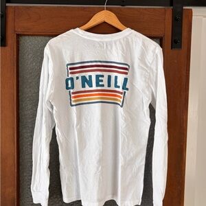 O'Neill Modern White Long Sleeve Tee NWOT